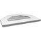 Ekena Millwork Octagonal Top Surface Mount PVC Gable Vent w/ 3-1/2"W x 1"P Standard Frame, 20"W x 14"H GVPOT20X1401SN - alternate 2